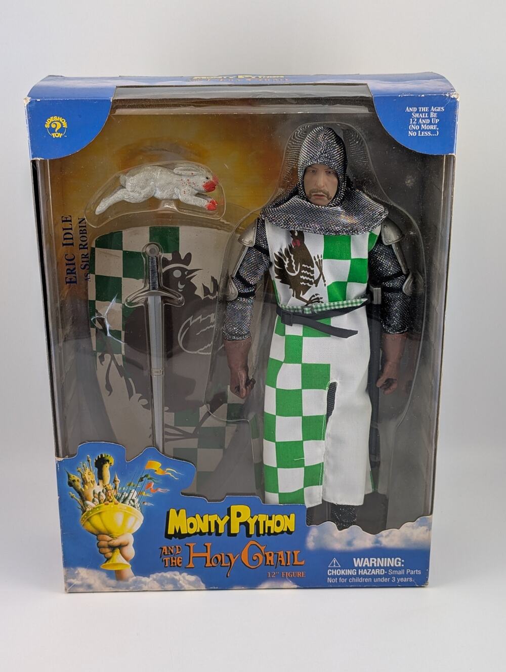 Monty Python and the Holy Grail Sir Robin 12” Figure Sideshow Toy 2001 NRFB